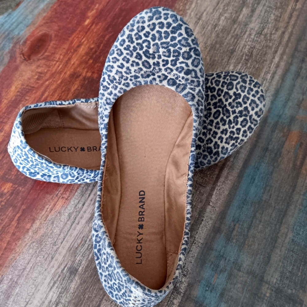 Lucky Brand Leopard Flats